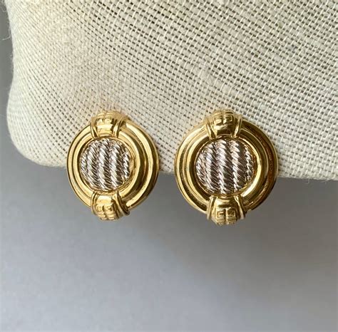 givenchy fashion earrings|givenchy clip on earrings vintage.